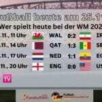 Fußball heute ARD am Freitag 25.11. im TV - Wer überträgt die WM-Spiele? WM Übertragung & Kommentatoren