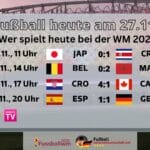 Fußball heute ZDF am Sonntag 27.11. im TV * Wer überträgt die WM-Spiele? WM Übertragung & Kommentatoren