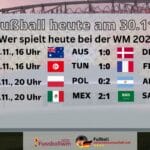 Fußball heute ZDF am Mittwoch 30.11. im TV *** Wer überträgt die WM-Spiele? WM Übertragung