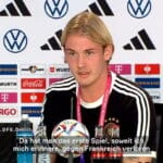 DFB Video Spanien - Deutschland ** Julian Brandt vor dem 2.Deutschlandspiel