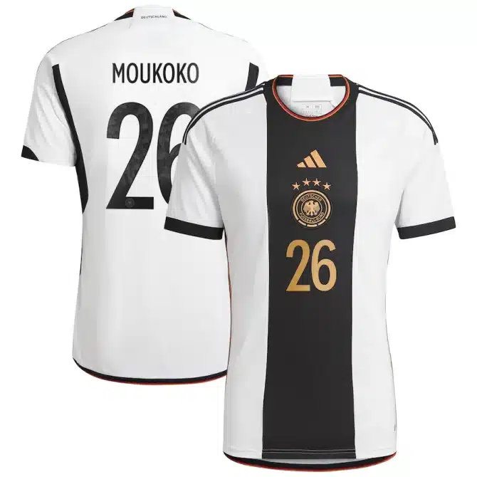 Moukoko DFB Trikot 2022 mit der Rückennummer 26