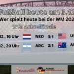 Fußball heute ARD am Samstag 3.12. im TV - Wer überträgt die WM-Spiele? WM Übertragung