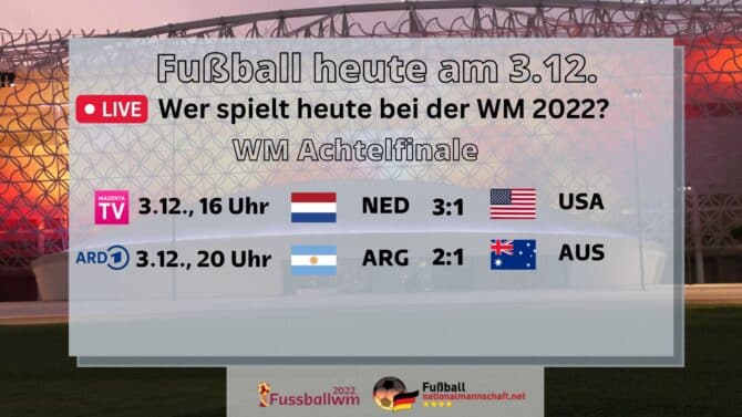 Fußball heute am 4.12.2022