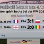 Fußball heute ZDF am Sonntag 4.12. im TV - Wer überträgt die WM-Spiele? WM Übertragung