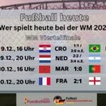 Fußball heute ZDF Live Stream am Samstag 10.12. im TV ** Wer überträgt die WM-Viertelfinalspiele?