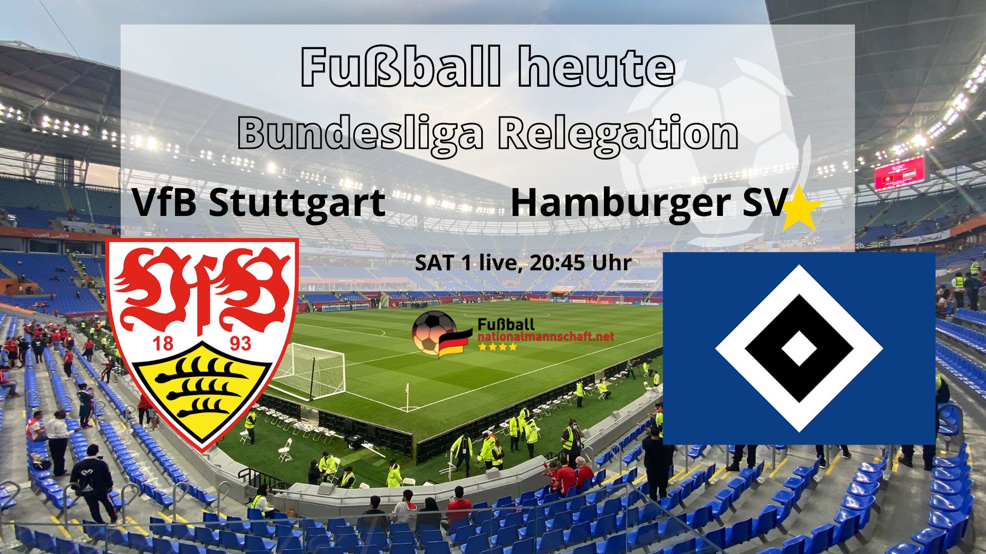 Fußball heute Sat 1 live stream ** Bundesliga-Relegation 30 VfB Stuttgart 