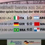 Fußball heute Spielplan Frauen WM 2023 am 24.7.