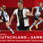 Frauenfußball heute Ergebnis *2:3* Länderspiel Deutschland gegen Sambia * Frauen WM 2023 * Deutsche Nationalmannschaft der Frauen