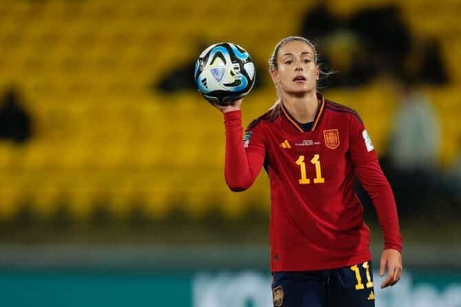 Die spanische Nationalspielerin Alexia Putellas beim 3:0 Sieg gegen Costa Rica Copyright: Jose Bretonx originalFilename:breton-spainvco230721_npTqA.jpg