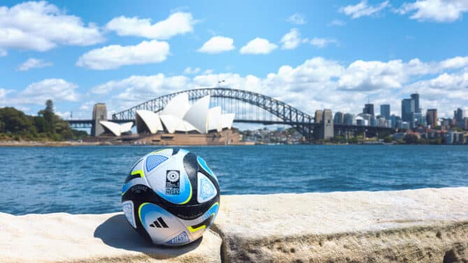 Der WM Spielball der Frauen WM 2023 - Adidas OceaNZ