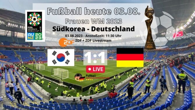 Deutschland gegen Südkorea heute 1:1