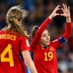 Olga Carmona aus Spanien jubelt nach einem Tor während des Endspiels der FIFA Frauen-Weltmeisterschaft 2023 zwischen Spanien und England im Stadium Australia in Sydney, Sonntag, 20. August 2023. Copyright: xDEANxLEWINSx 20230820001832977247