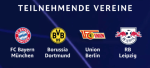 champions league2023 - die deutschen Vereine 2023/2024