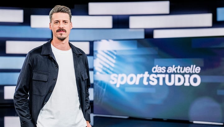 Sandro Wagner, hier noch als ZDF-Experte, wird Co-Trainer der deutschen Fußball-Nationalmannschaft.Copyright: ZDF/Maximilian von Lachner