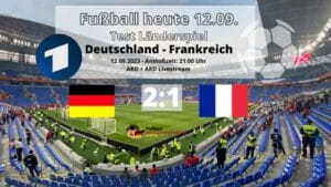 2:1 Deutschland gegen Frankreich