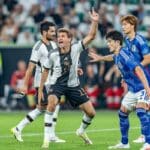Thomas Müller Deutschland gestikuliert beim Länderspiel gegen Japan. Copyright: xEibner-Pressefoto/BahhoxKarax EP_GER