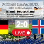 Länderspiel der Frauen: Deutschland gegen Island am 31.10.2023