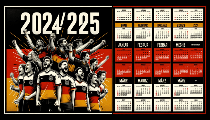 DFB Rahmenterminkalender - Die Termine im deutschen Fußball 2024/2025