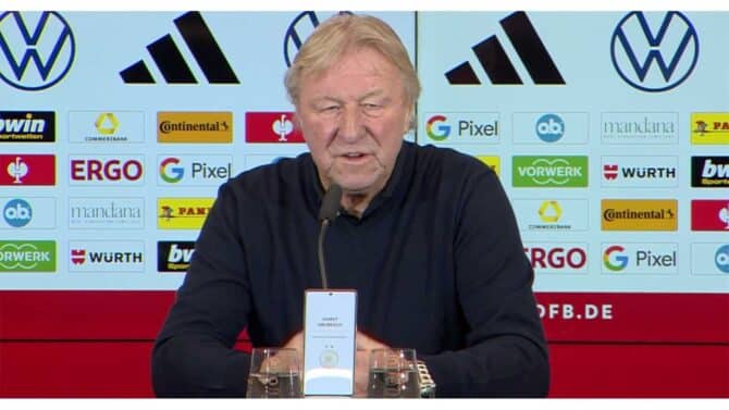 Horst Hrubesch - derzeitiger Bundestrainer der Frauen Nationalmannschaft