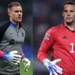 Wer ist Deutschlands Nummer 1 im Tor? Marc-Andre ter Stegen vom Fc Barcelona oder Manuel Neuer vom FC Bayern München? (Copyright depositphotos.com)