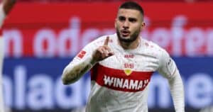 Deniz Undav vom Vfb Stuttgart ein fall für den Bundestrainer? Foto AFP