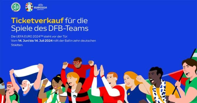 EM 2024 Tickets: DFB kündigt nächste EM Ticketphase ab 4.12. an - DFB Fanclub-Mitglieder im Vorteil