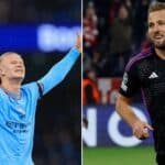 Welcher Spieler ist derzeit Europas bester Stürmer? Haaland oder Kane? (Foto AFP/Deposit)