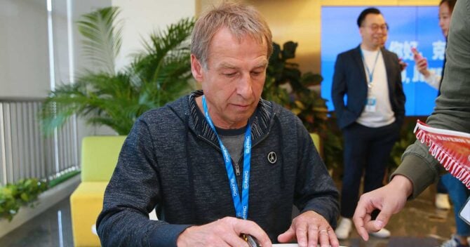 Südkoreas Trainer Jürgen Klinsmann (Foto Deposit)