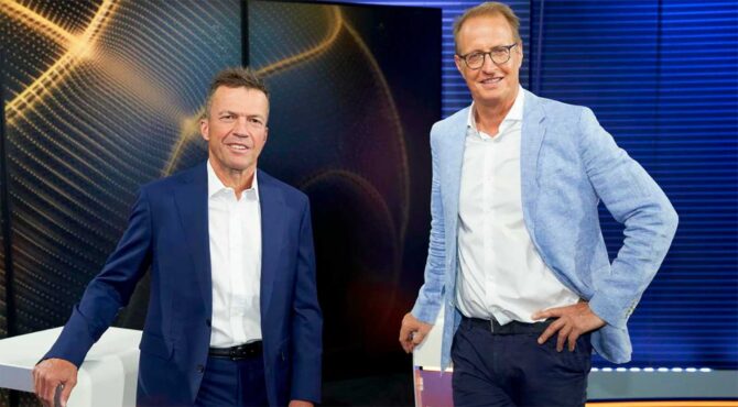 Lothar Matthäus (l.), Florian König Foto: RTL / Guido Engels