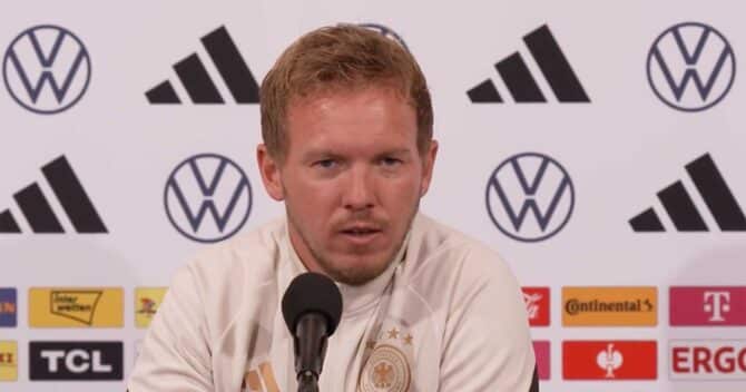 Bundestrainer Nagelsmann mit der DFB Kaderernennung für die nächsten Länderspiele