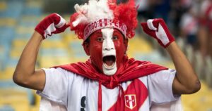 Ein Fussballfan von Peru ( Foto Depositphotos.com)