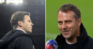 Oliver Bierhoff und Hansi Flick schätzen sich sehr! (Foto Depositphotos)