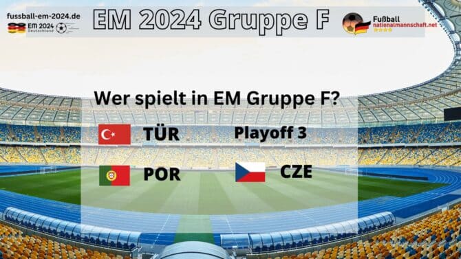 Wer spielt in EM Gruppe F? Nationalmannschaften in der EM 2024 Gruppe F