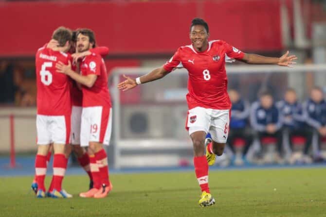 David Alaba - wichtiger Spieler für Österreich (Foto AFP)