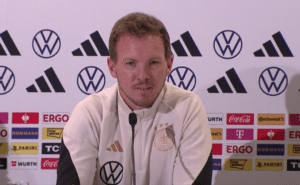 Bundestrainer Nagelsmann heute in der DFB-PK vor dem FRankreich-Länderspiel