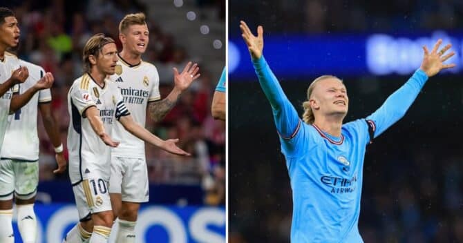 Real Madrid gegen Manchester City im CL Viertelfinale 2024 (Foto Depositphotos.com)