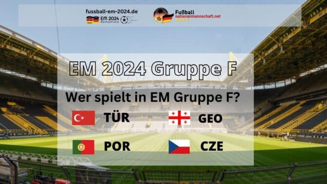 EM 2024 Gruppe F Tabelle & Gegner
