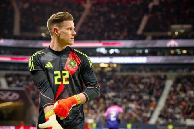 Marc-André ter Stegen im neuen DFB EM Trikot 2024 (Foto Depositphotos.com)