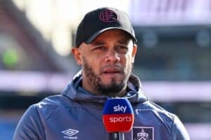 Aktueller Bayern-Trainer: Vincent Kompany im Gespräch(Photo by Cody Froggatt/News Images)