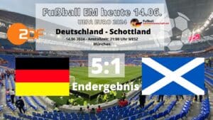 5:1 gewinnt Deutschland gegen Schottland