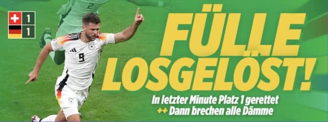 In letzter Minute Platz 1 gerettet ++ Dann brechen alle DämmeFÜLLE LOSGELÖST! (Bild.de)