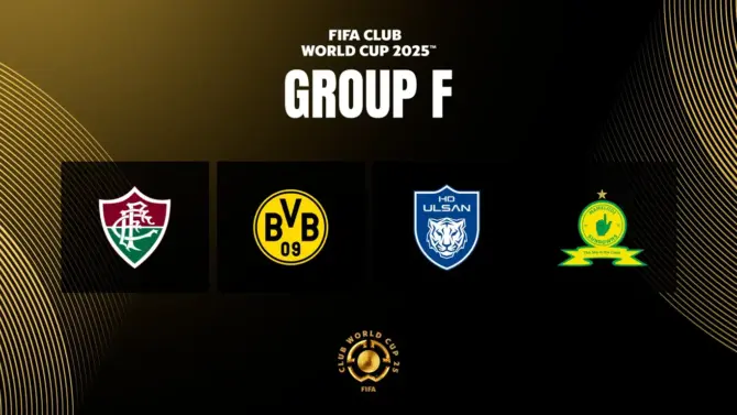 Dortmund spielt in der Gruppe F gegen Fluminense FC (BRA), Ulsan HD (KOR) und Mamelodi Sundowns FC (RSA).