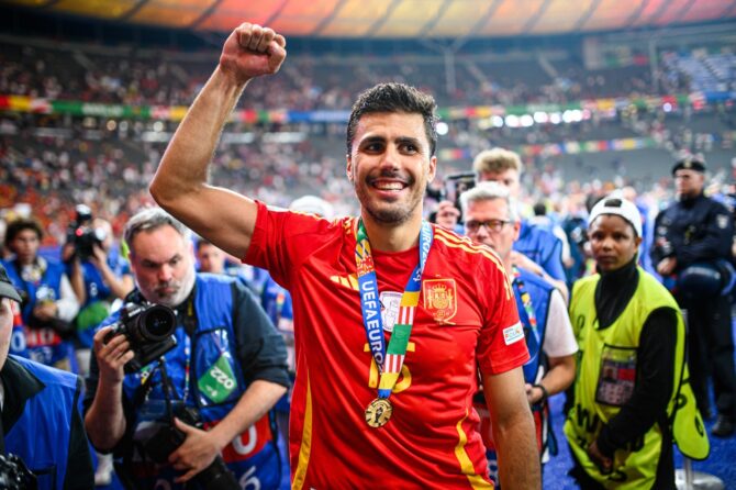  Rodri wird mit Spanien Europameister 2024 (Foto Depositphotos.com)