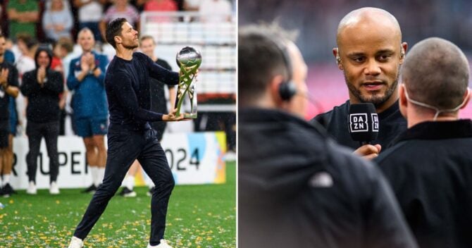 Alonso gegen Kompany - Leverkusen gegen die Bayern - nun in der Champions League (Foto Depositphotos Combo)