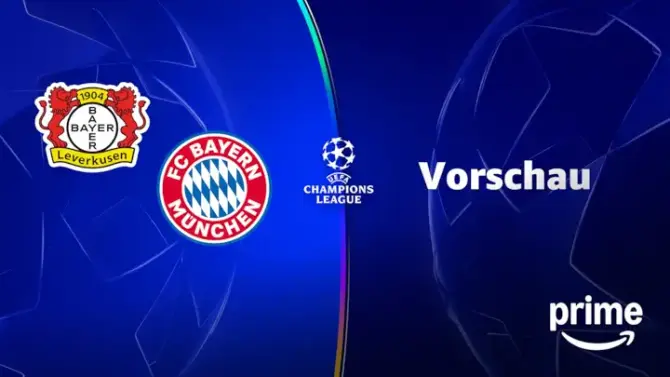 Bayer Leverkusen - FC Bayern live bei Amazon prime