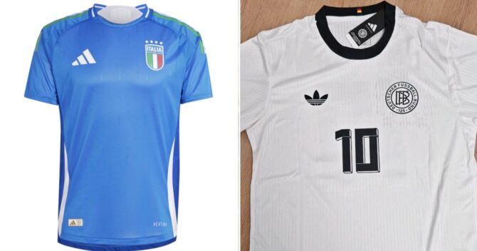 Fußball heute - In welchem DFB Trikot spielt Deutschland gegen Italien?