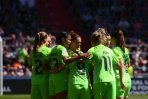 Die Frauen vom VfL Wolfsburg - heute gegen die Bayern (Foto Depositphotos.com)