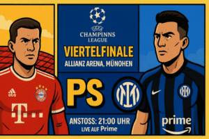 Amazon prime Fußball heute: Wer zeigt FC Bayern gegen Inter Mailand?