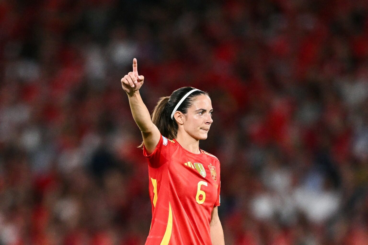 Aitana Bonmati Poster 20x30cm - Spanien Frauen-Fußball Leinwand Wandbild