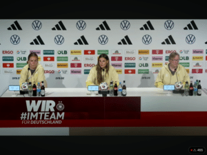 DFB PK vor Deutschland gegen Dänemark